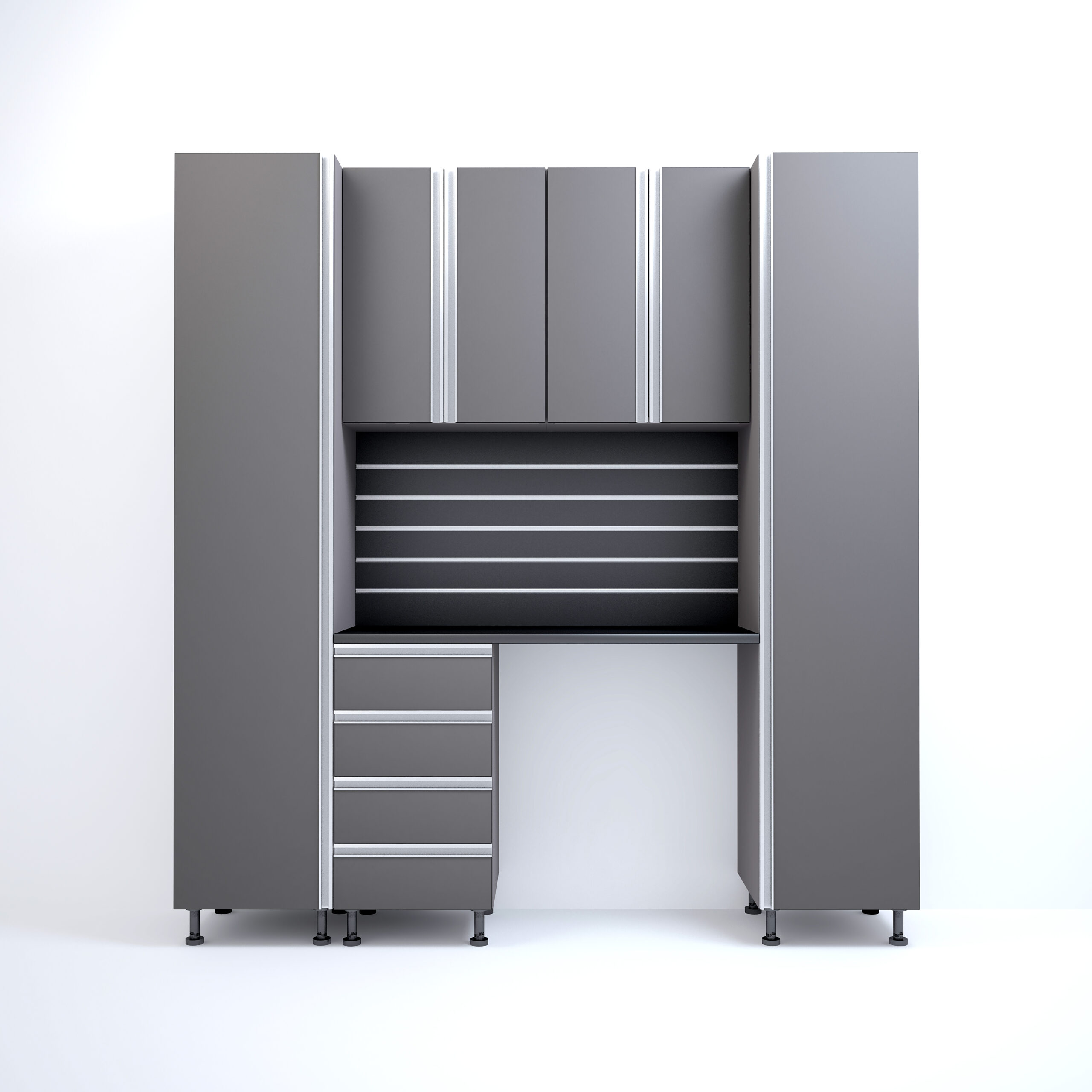 7ft Combo Set C Metallic Grey